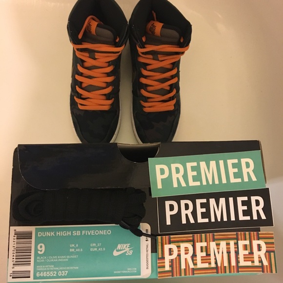 ❌SOLD❌Nike SB Dunk High 510 FIVEONEO SZ9 RARE 🔥 - Picture 5 of 6